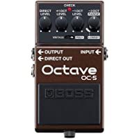 BOSS Pedal de efectos de guitarra y bajo OC-5 Octave con modos Vintage y Poly y cinco años de garantía